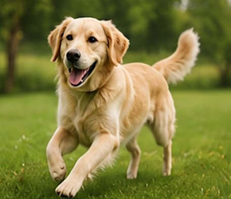 Perro disfrutando de una vida activa y saludable